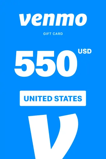 Venmo 550 USD Gift Card (United States) - Digital Key
