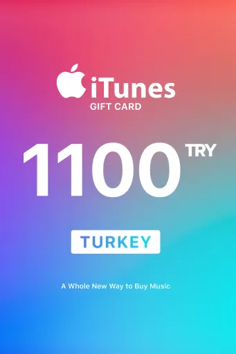 Apple iTunes 1100 TRY Gift Card (Turkey) - Digital Key