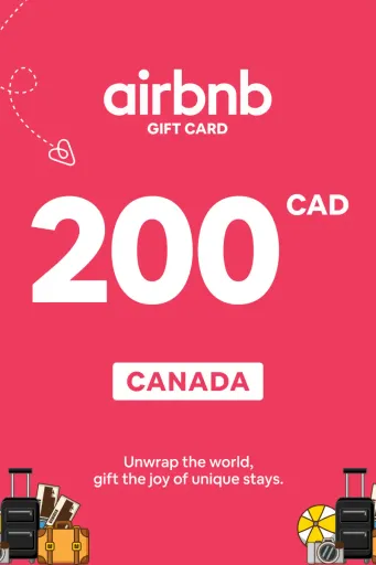 Airbnb 200 CAD Gift Card (Canada) - Digital Key