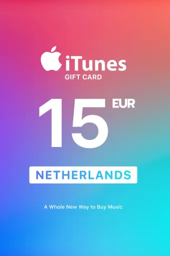Apple iTunes 15 EUR Gift Card (Netherlands) - Digital Key