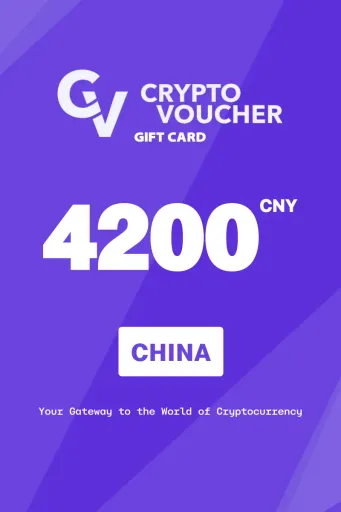 Crypto Voucher 4200 CNY Gift Card (China) - Digital Key