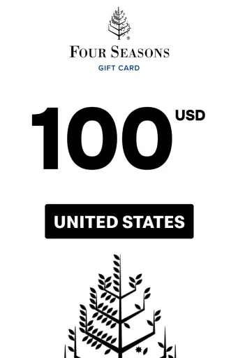 Four Seasons 100 USD Gift Card (United States) - Digital Key