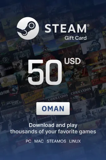 Steam Wallet 50 USD Gift Card (Oman) - Digital Key
