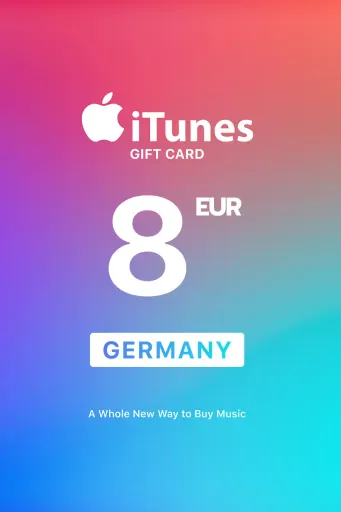 Apple iTunes 8 EUR Gift Card (Germany) - Digital Key