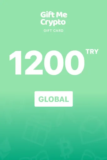 Gift Me Crypto 1200 TRY Gift Card (Global) - Digital Key