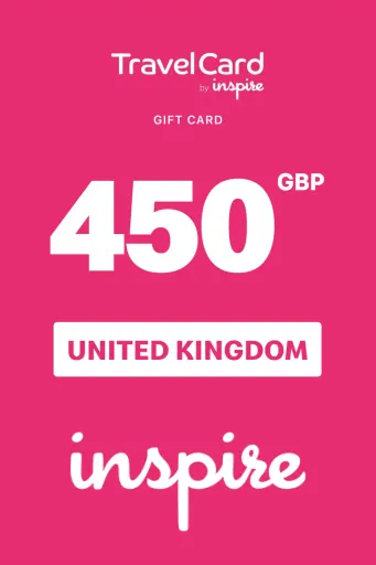 TravelCard by Inspire 450 GBP Gift Card (United Kingdom) - Digital Key