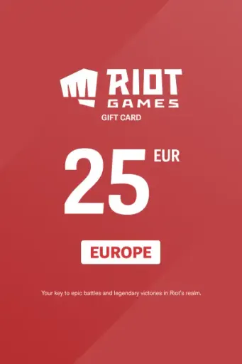 Riot Access 25 EUR Gift Card (Europe) - Digital Key