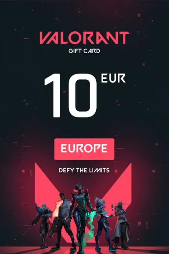 Valorant 10 EUR Gift Card (Europe) - Digital Key