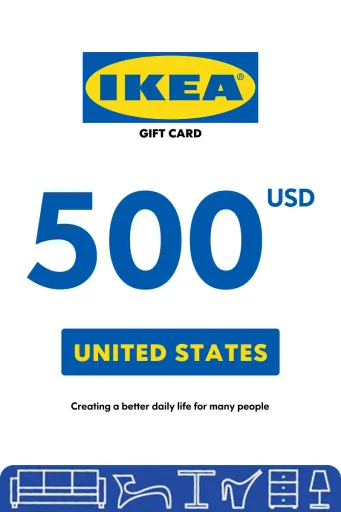 Ikea 500 USD Gift Card (United States) - Digital Key
