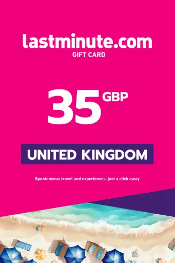 lastminute.com 35 GBP Gift Card (United Kingdom) - Digital Key