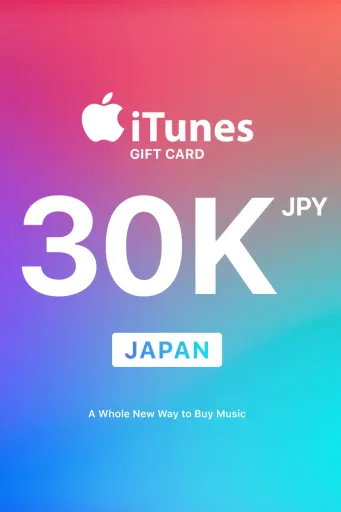 Apple iTunes 30000 JPY Gift Card (Japan) - Digital Key