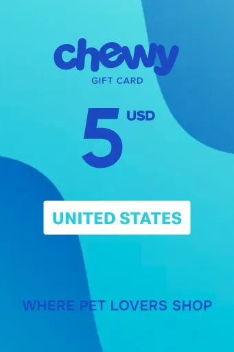 Chewy 5 USD Gift Card (United States) - Digital Key