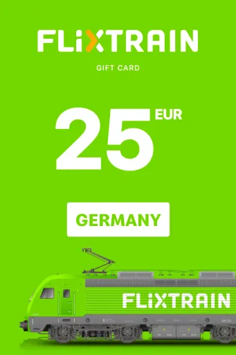 FlixTrain 25 EUR Gift Card (Germany) - Digital Key