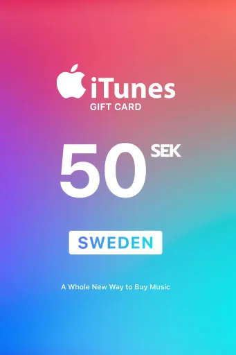 Apple iTunes 50 SEK Gift Card (Sweden) - Digital Key