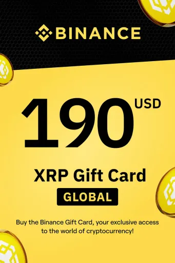 Binance (XRP) 190 USD Gift Card (Global) - Digital Key