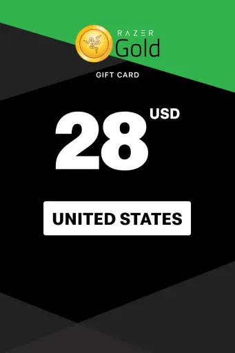 Razer Gold 28 USD Gift Card (United States) - Digital Key