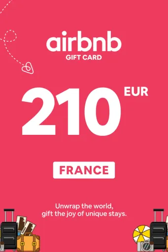 Airbnb 210 EUR Gift Card (France) - Digital Key