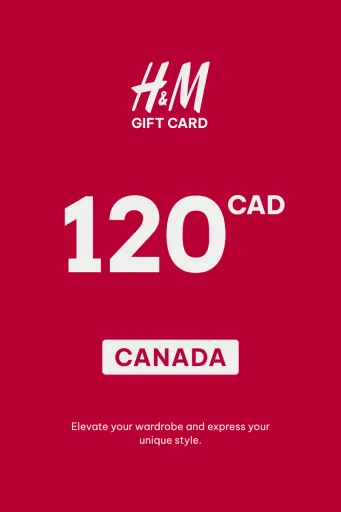 H&M 120 CAD Gift Card (Canada) - Digital Key