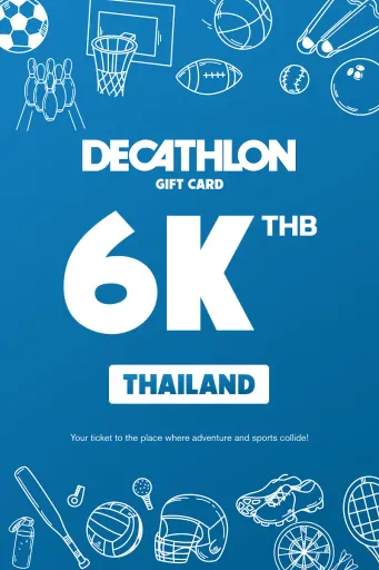 Decathlon 6000 THB Gift Card (Thailand) - Digital Key