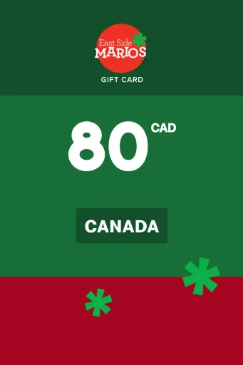 Product Image - East Side Mario's 80 CAD Gift Card (Canada) - Digital Key