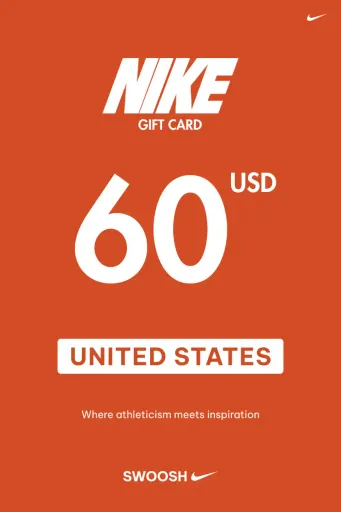 Nike 60 USD Gift Card (United States) - Digital Key