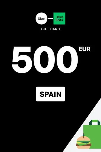 Uber & Uber Eats 500 EUR Gift Card (Spain) - Digital Key