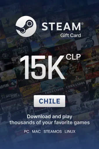 Steam Wallet 15000 CLP Gift Card (Chile) - Digital Key