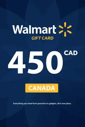 Walmart 450 CAD Gift Card (Canada) - Digital Key