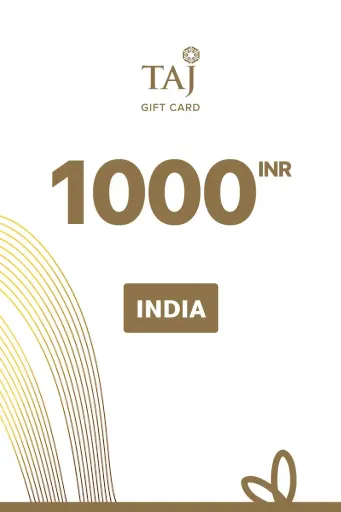 Taj Hotels 1000 INR Gift Card (India) - Digital Key