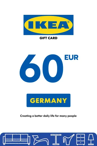IKEA 60 EUR Gift Card (Germany) - Digital Key