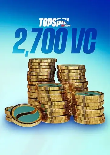 Product Image - TopSpin 2K25 2700 VC (Global) (Xbox Series X|S) - Xbox Live - Digital Key