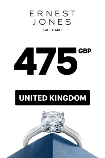 Ernest Jones 475 GBP Gift Card (United Kingdom) - Digital Key