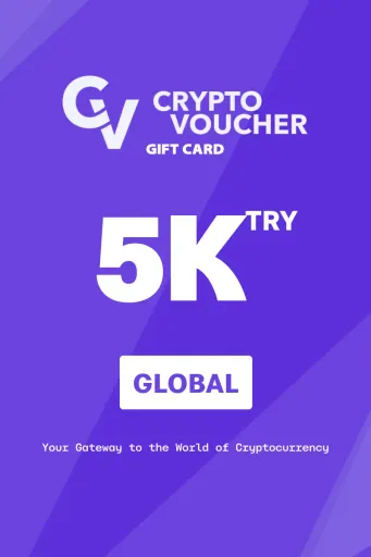 Crypto Voucher 5000 TRY Gift Card (Global) - Digital Key