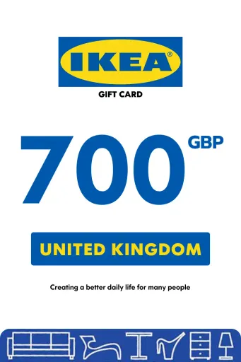 IKEA 700 GBP Gift Card (United Kingdom) - Digital Key
