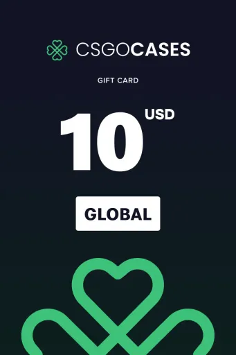 CsgoCases.com 10 USD Gift Card (Global) - Digital Key