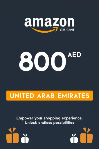 Amazon 800 AED Gift Card (United Arab Emirates) - Digital Key