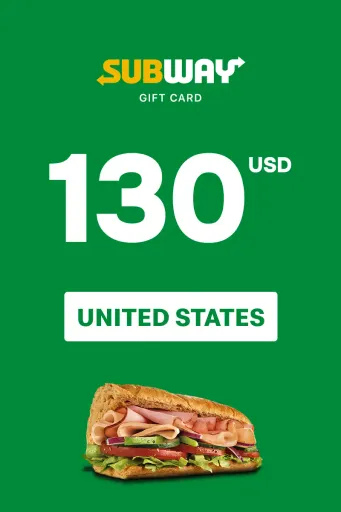 Subway 130 USD Gift Card (United States) - Digital Key