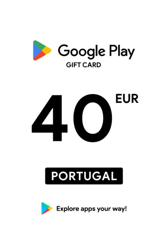 Google Play 40 EUR Gift Card (Portugal) - Digital Key