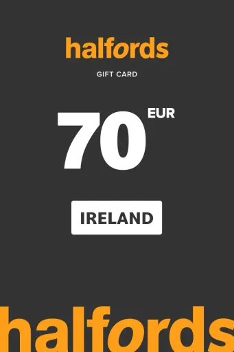 Halfords 70 EUR Gift Card (Ireland) - Digital Key