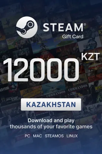 Steam Wallet 12000 KZT Gift Card (Kazakhstan) - Digital Key