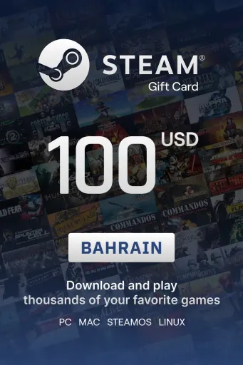 Steam Wallet 100 USD Gift Card (Bahrain) - Digital Key