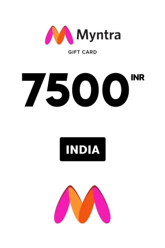 Product Image - Myntra 7500 INR Gift Card (India) - Digital Key