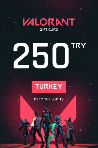 Valorant 250 TRY Gift Card (Turkey) - Digital Key