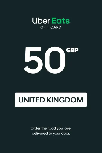Product Image - Uber Eats 50 GBP Gift Card (United Kingdom) - Digital Key