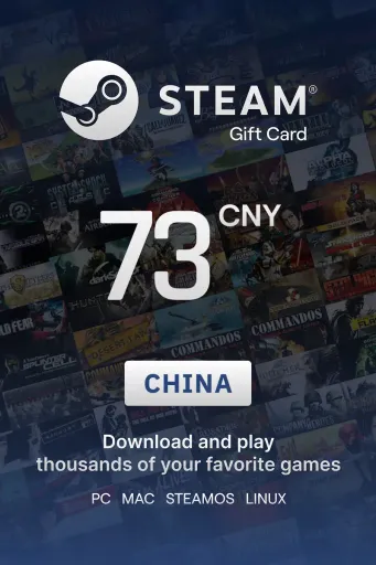 Steam Wallet 73 CNY Gift Card (China) - Digital Key