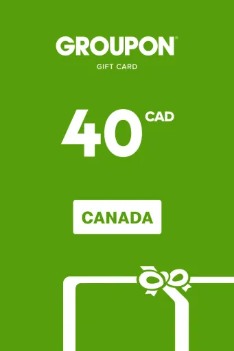 Groupon 40 CAD Gift Card (Canada) - Digital Key