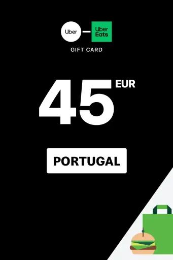 Uber & Uber Eats 45 EUR Gift Card (Portugal) - Digital Key