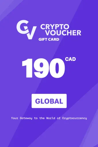 Crypto Voucher 190 CAD Gift Card (Global) - Digital Key