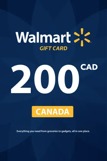 Walmart 200 CAD Gift Card (Canada) - Digital Key
