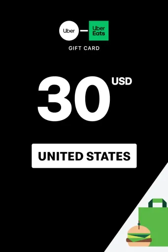 Product Image - Uber & Uber Eats 30 USD Gift Card (United States) - Digital Key
